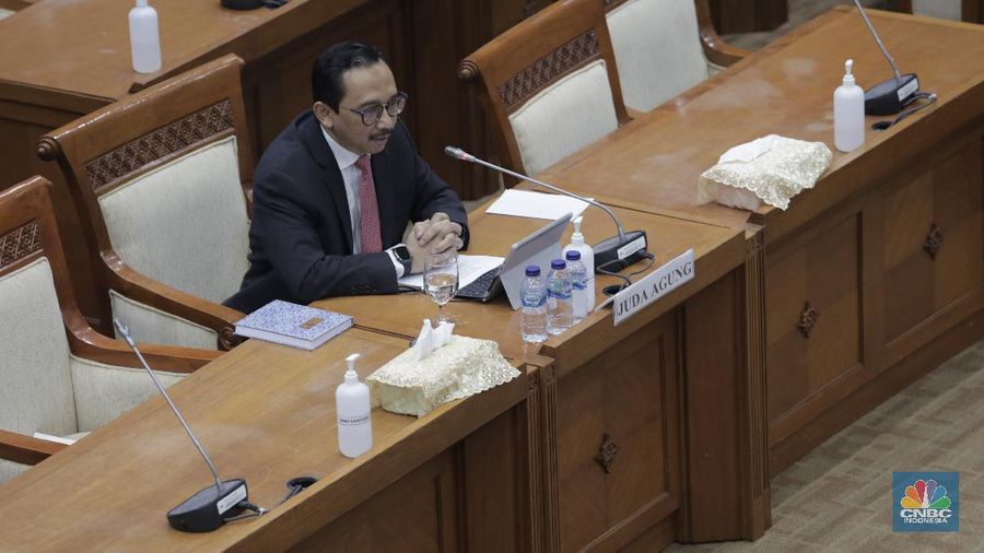 Fit and proper test, Juda Agung (CNBC Indonesia/ Tri Susilo)