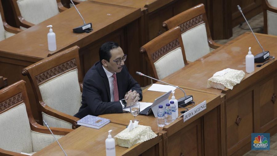 Fit and proper test, Juda Agung (CNBC Indonesia/ Tri Susilo)