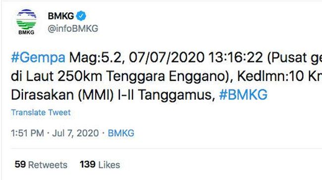 Download Gempa Bumi Di Indonesia 2020 Images