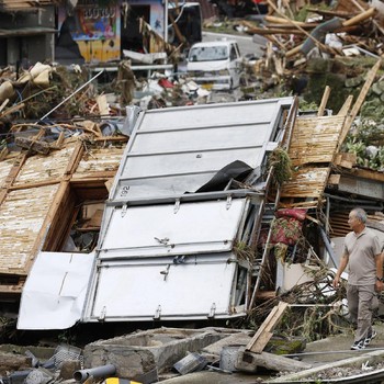 Banjir Buat Jepang Porak-poranda, Ini Penampakannya
