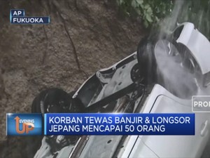 Korban Tewas Banjir & Longsor Jepang Mencapai 50 Orang