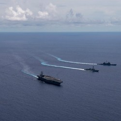 Jreng! China Gelar Latihan Militer Lagi di Laut China Selatan