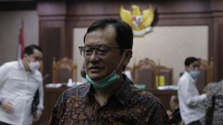 Benny Tjokrosaputro Jalani Sidang Jiwasraya (CNBC Indonesia/ Tri Susilo)