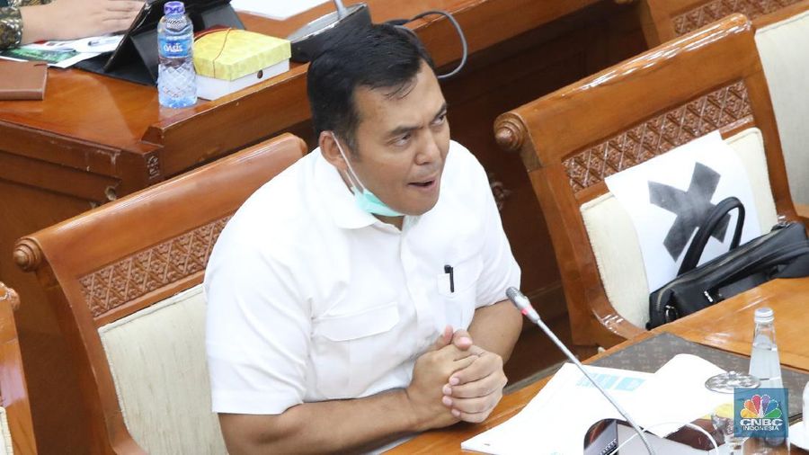 Direktur Utama PT Krakatau Steel Silmy Karim (²©²ÊÍøÕ¾/ Muhammad Sabki)