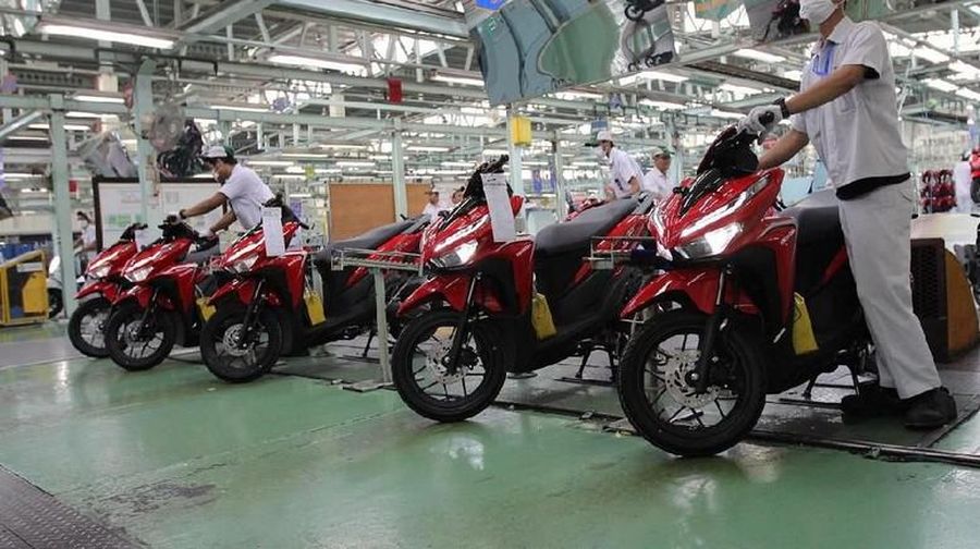 Ilustrasi Pabrik Sepeda Motor (Dok. AHM)