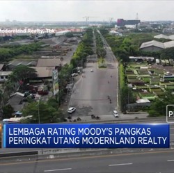 Moody's Pangkas Peringkat Utang Modernland Realty
