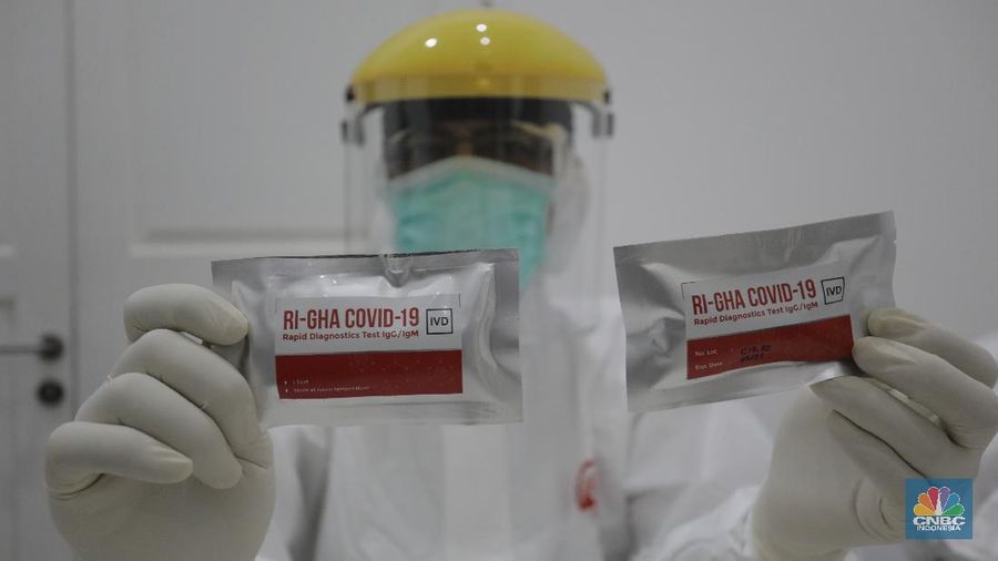 Alat rapid diagnostic test Corona RI-GHA COVID-19 (²©²ÊÍøÕ¾/ Tri Susilo)