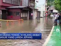 Banjir Jepang Tewaskan 59 Orang & 14 Orang Masih Hilang
