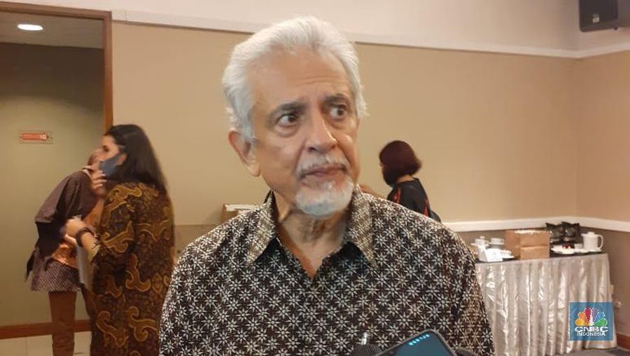 Direktur dan Corporate Secretary Bumi Resources Dileep Srivastava (Anisatul Umah/CNBC Indonesia)