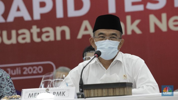 Menteri Koordinator Pembangunan Manusia dan Kebudayaan (Menko PMK) Muhadjir Effend (CNBC Indonesia/ Tri Susilo)
