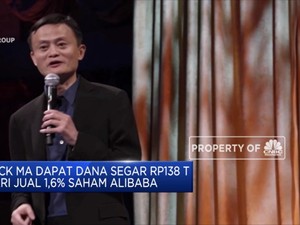 Jack Ma Dapat Dana Segar dari Jual Saham Alibaba