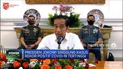 Jokowi Kembali Sentil Rekor Kasus Positif Corona di RI