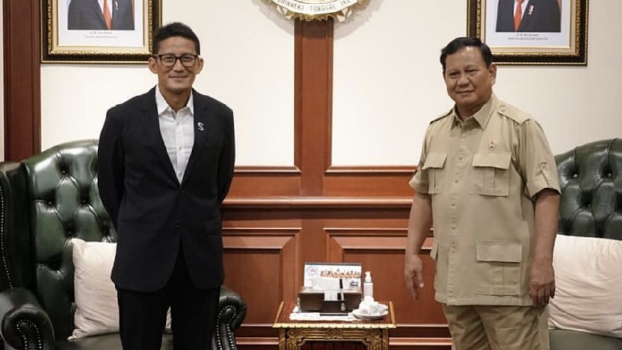 Sandiaga Uno Berkunjung ke kantor Prabowo Subianto. Dok: IG, Sandiuno