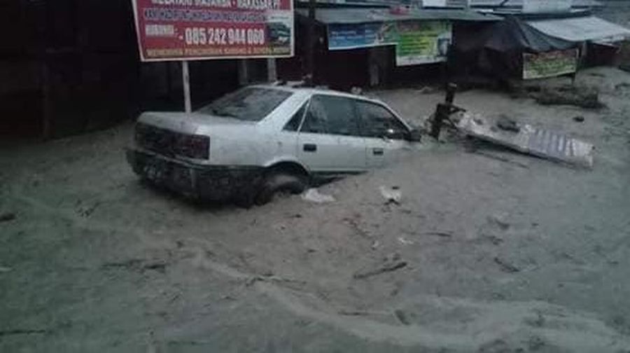 Banjir bandang di Masamba. Dok: BNPB