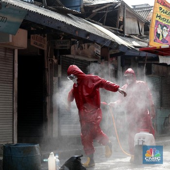 41 Pedagang Positif Covid-19, Pasar Cempaka Putih Ditutup!