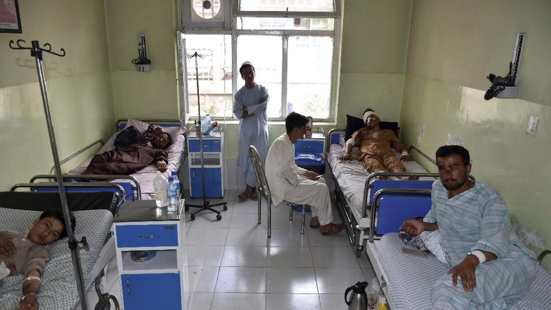 Kantor Intelijen Afghanistan Dibom. AP