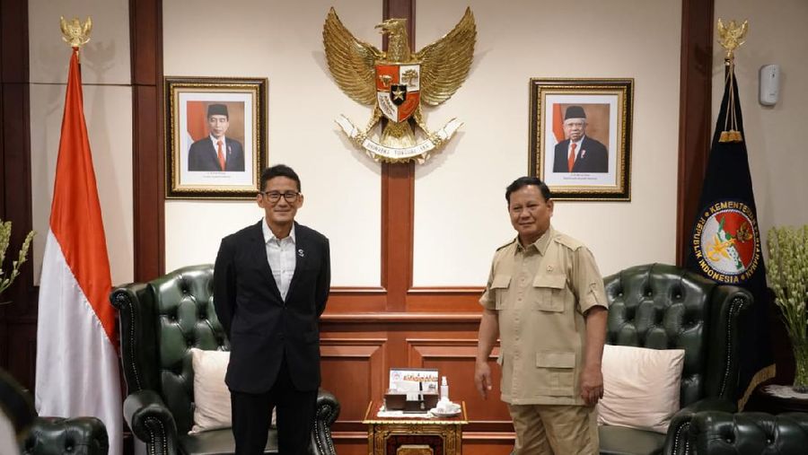 Sandiaga Uno Berkunjung ke kantor Prabowo Subianto. Dok: Tim Media Sandiaga Uno