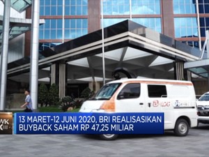 12 Juni 2020, BRI Realisasikan Buyback Saham Rp 47,25 Miliar