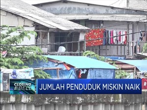 Jumlah Penduduk Miskin RI Naik 1,28 Juta Orang Dalam Setahun