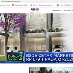 BSDE Cetak Marketing Sales Rp 1,79 T pada Q1-2020