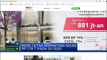 BSDE Cetak Marketing Sales Rp 1,79 T pada Q1-2020