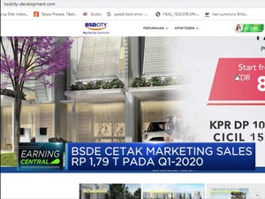 BSDE Cetak Marketing Sales Rp 1,79 T pada Q1-2020
