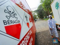 Sebelum Dibakar, Begini Pengelolaan Limbah Medis Covid-19