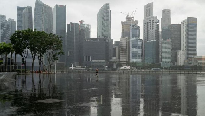 Ilustrasi resesi Singapura. AP/ Ilustrasi resesi Singapura. AP/