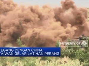 Tegang Dengan China, Taiwan Gelar Latihan Perang