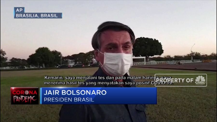 Tes Kedua Kalinya, Presiden Brasil Masih Positif Corona (CNBC Indonesi TV)
