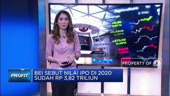 BEI Sebut Nilai IPO di 2020 Sudah Rp 3,82 Triliun