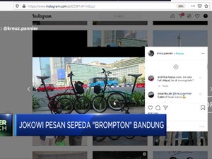 Jokowi Pesan Sepeda Lokal Hingga Real Madrid Juara La Liga