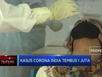 Kasus Corona India Tembus 1 Juta