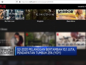 Pelanggan Netflix Bertambah 10 Juta, Saham Apple Naik 10%