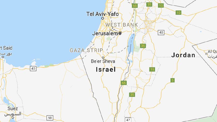 Peta Palestina tidak ada di Google Maps. (Gambar: GOOGLE)