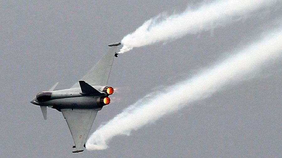 Jet Tempur jenis Eurofighter Typhoon (File Photo AP)