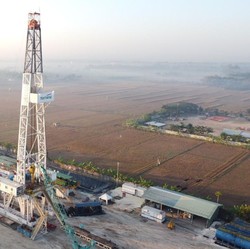 Pertamina Tajak Sumur Pengembangan Mudi-26 di Tuban