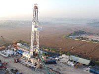 Pertamina Tajak Sumur Pengembangan Mudi-26 di Tuban