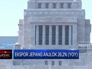 H1-2020, Ekspor Jepang Anjlok 26,2% (YoY)