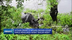 Jutaan Orang di Assam, India Mengungsi Akibat Banjir