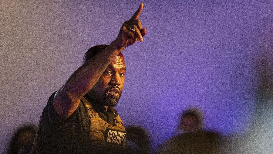 Kanye West makes his first presidential campaign appearance, Sunday, July 19, 2020 in North Charleston, S.C. Rapper Kanye West, in his first event since declaring himself a presidential candidate, delivered a lengthy monologue Sunday touching on topics from abortion and religion to international trade and licensing deals. Whether he's actually seeking the nation's highest office remains a question. (Lauren Petracca Ipetracca/The Post And Courier via AP)