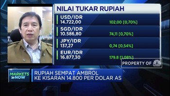 Masih Efek Corona, Rupiah Sempat Ambrol Ke Kisaran 14.800/USD