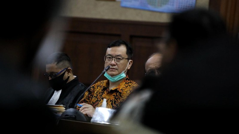Sidang lanjutan Jiwasraya. CNBC Indonesia/Andrean Kristianto
