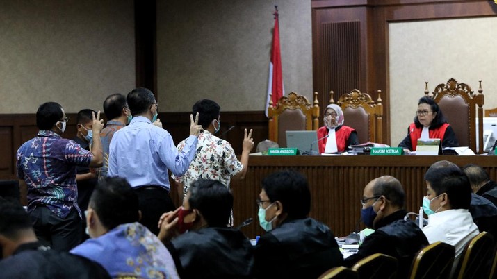 Sidang lanjutan Jiwasraya. CNBC Indonesia/Andrean Kristianto Sidang lanjutan Jiwasraya. CNBC Indonesia/Andrean Kristianto