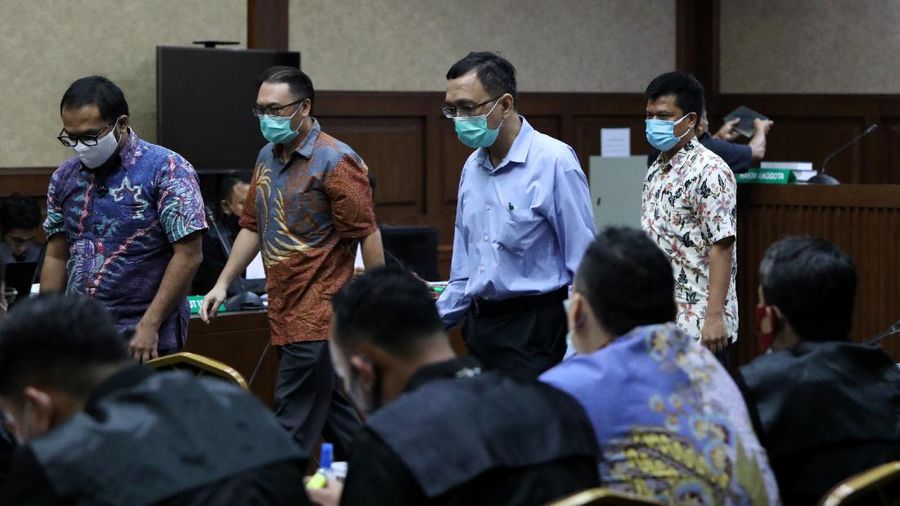 Sidang lanjutan Jiwasraya. CNBC Indonesia/Andrean Kristianto