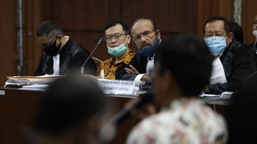 Sidang lanjutan Jiwasraya. CNBC Indonesia/Andrean Kristianto