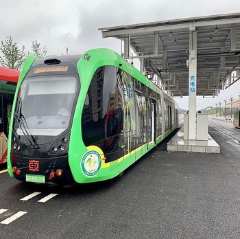 Bakal Ada di Bali, Ini Penampakan Kereta Tanpa Rel dari China