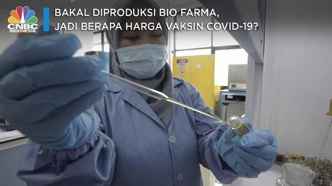 Bakal Diproduksi Bio Farma Berapa  Harga  Vaksin Covid 19 
