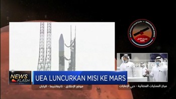 Begini Detik-Detik Roket UEA Meluncur ke Mars