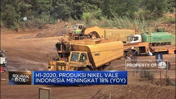 H1-2020, Produksi Nikel Vale Indonesia Meningkat 18% (YoY)